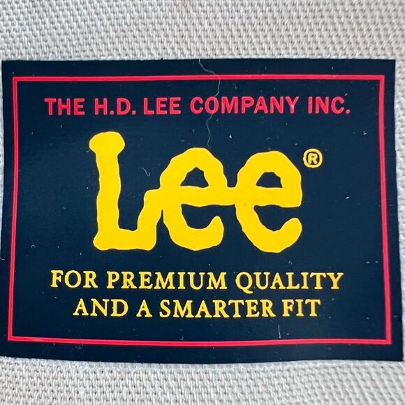 Lee Wrinkle Free Classic Fit Tan Straight Leg Chino Career Casual Pants Size 4P - Picture 9 of 11